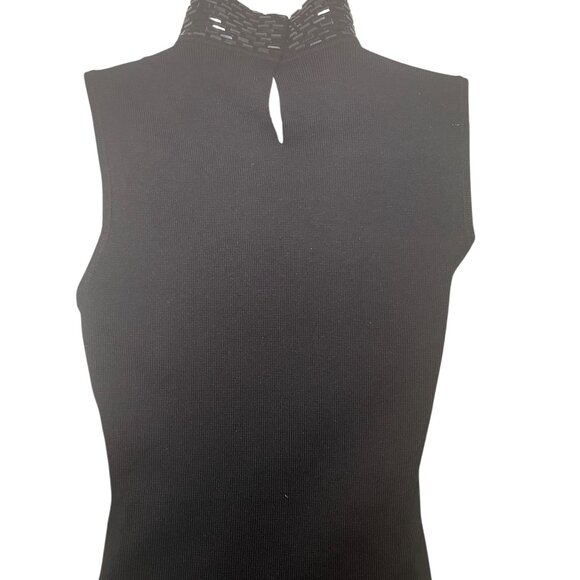 Retrofête Envy Embellished Knit Dress Black XXS NWT $428 - Picture 6 of 8